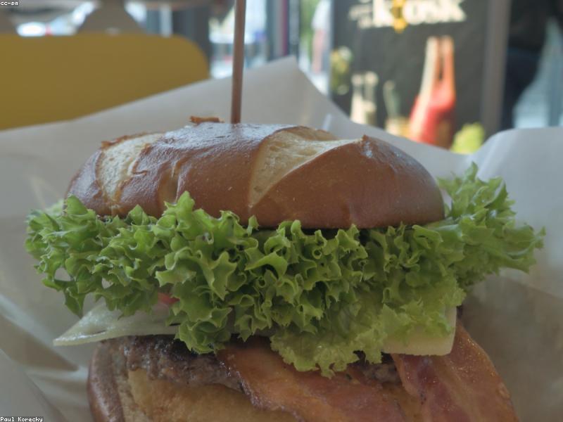Mushroom Swiss Burger